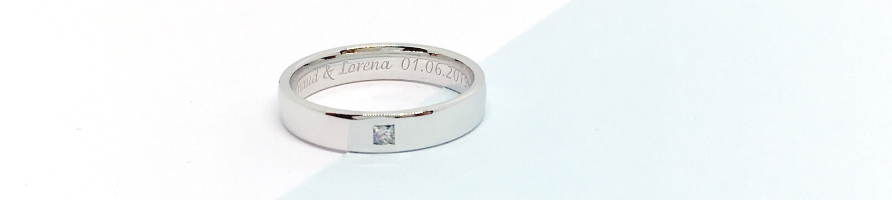 Alliance de mariage en diamant - diamant-story.com